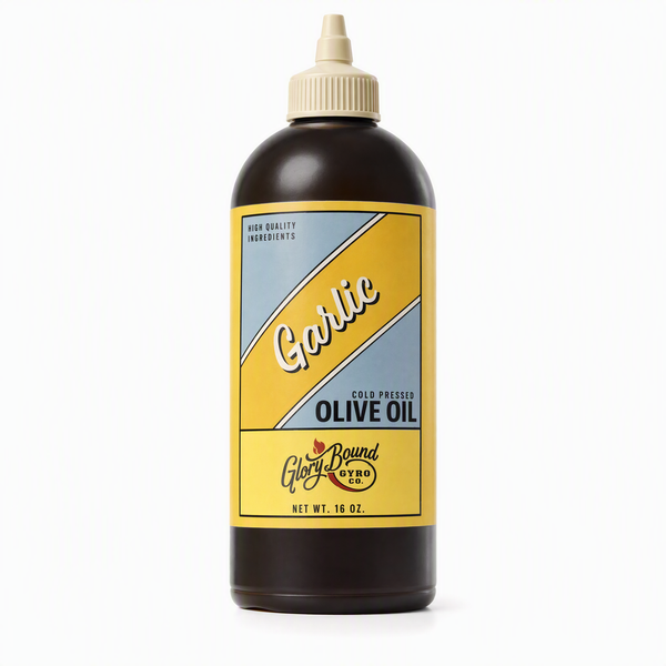 Glory Bound Garlic Cold Pressed Olive Oil, 16 oz