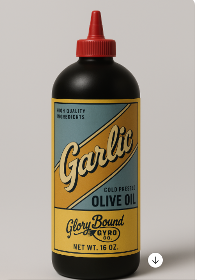 Glory Bound Garlic Infused EVOO — 2-Pack (16 oz each)