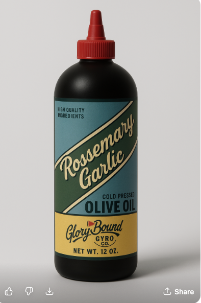 Glory Bound Rosemary Garlic Infused EVOO — 2-Pack (16 oz each)