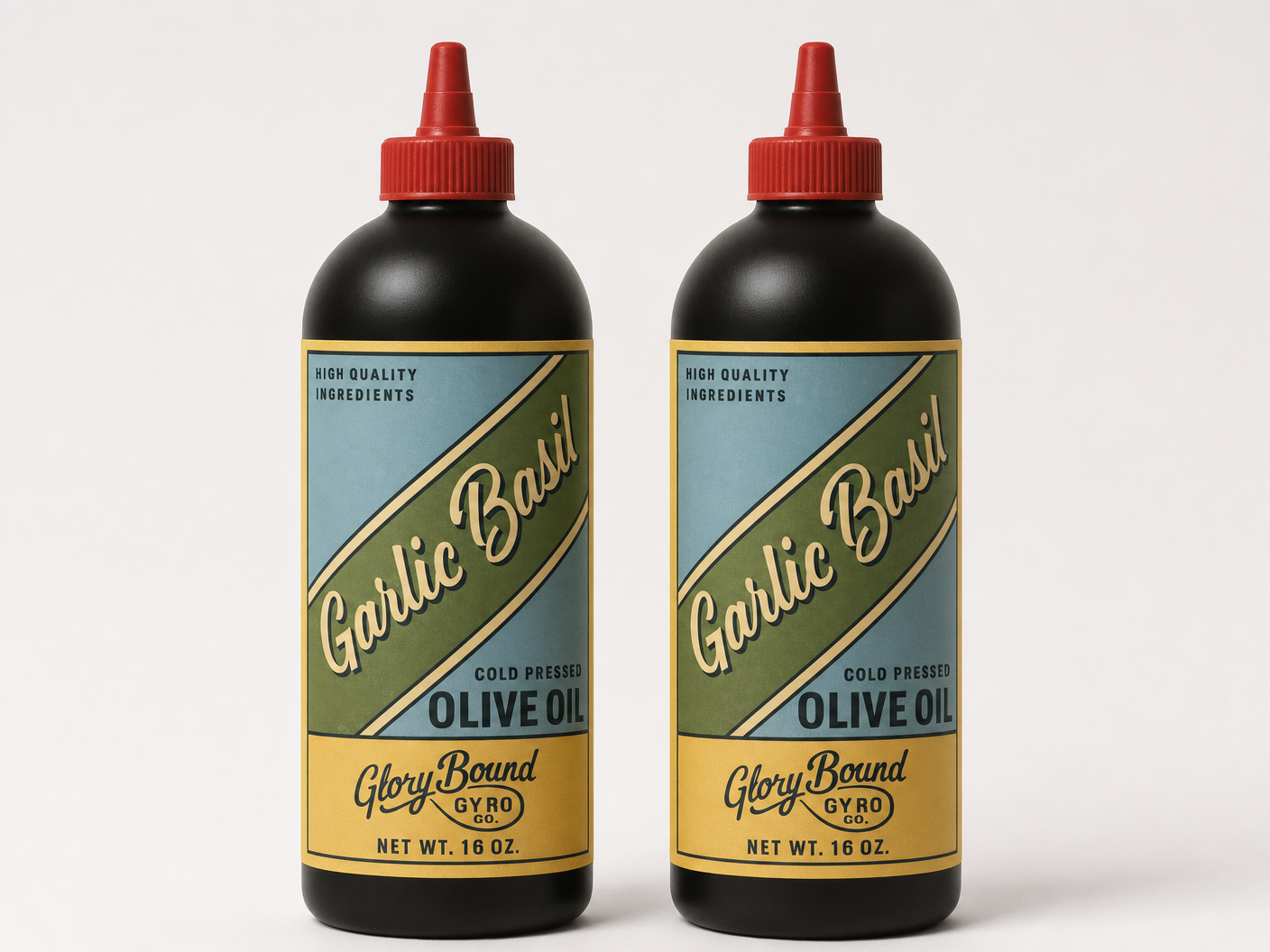 Glory Bound Garlic Basil Infused EVOO 2-Pack