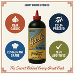 Glory Bound Garlic Cold Pressed Olive Oil, 16 oz