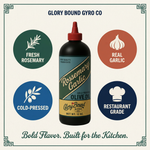 Glory Bound Rosemary Garlic Cold Pressed Olive Oil, 16 oz